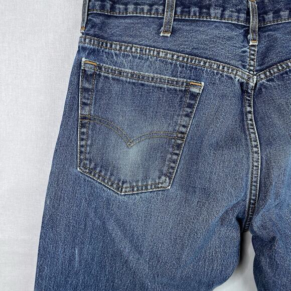 Levis 517 Mens Size 36x29 Loose Leg Medium Wash 100% Cotton Cowboy Workwear Y2K - Picture 5 of 11